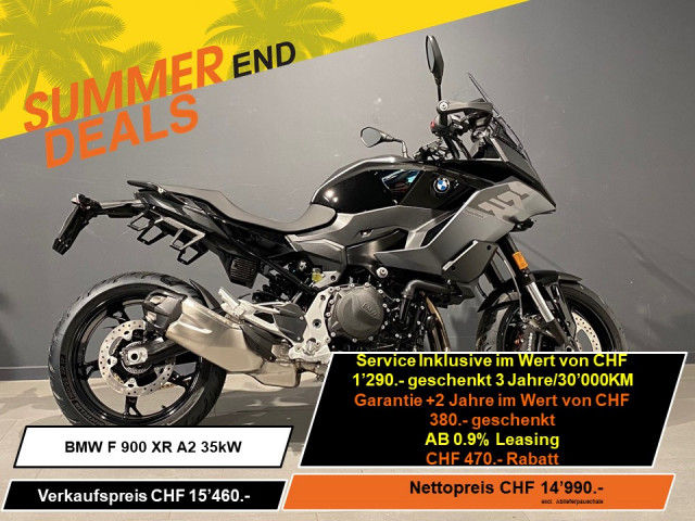 BMW F 900 XR A2 Triple Black Touring Neufahrzeug
