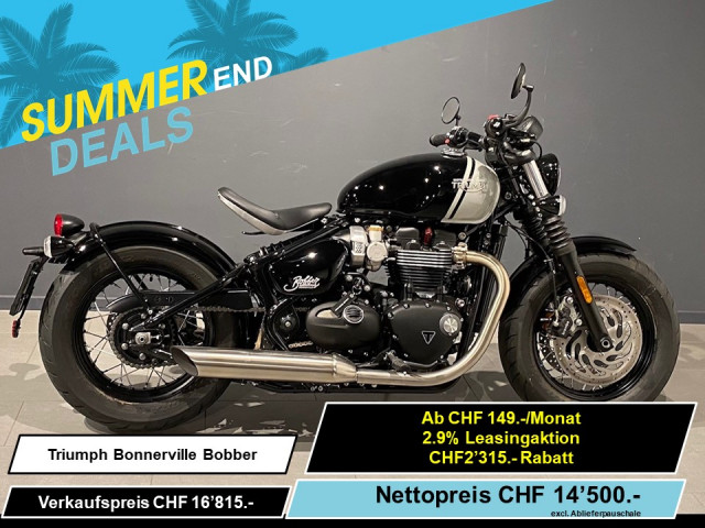 TRIUMPH Bonneville Bobber 1200 Retro Neufahrzeug
