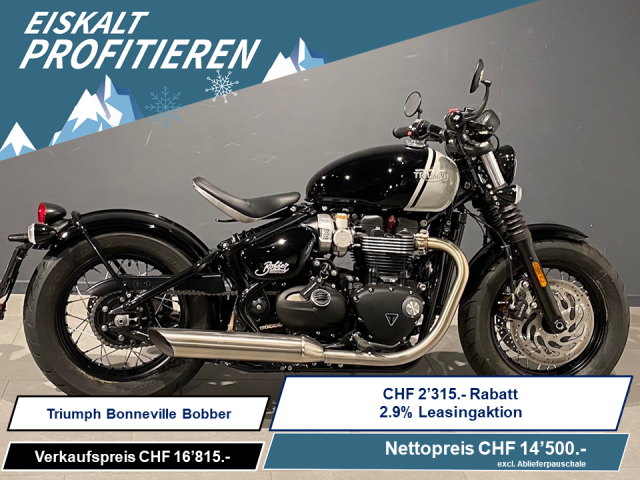 TRIUMPH Bonneville Bobber 1200 Retro Neufahrzeug