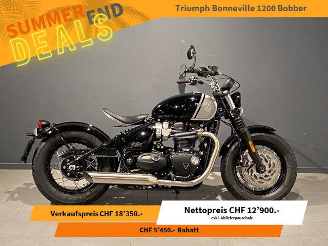 TRIUMPH Bonneville Bobber 1200 Retro Neufahrzeug TRIUMPH Bonneville Bobber 1200 Retro Neufahrzeug
