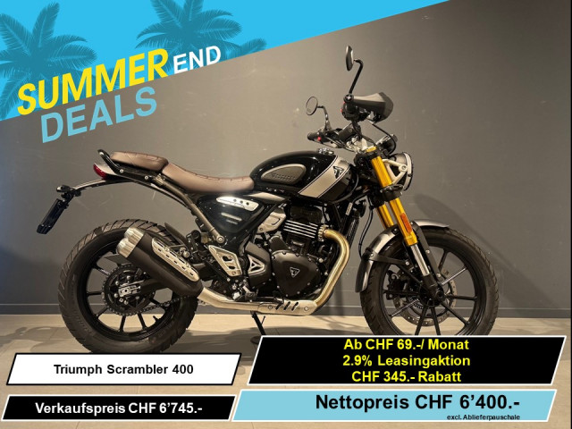 TRIUMPH Scrambler 400 X Retro Neufahrzeug