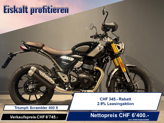 TRIUMPH Scrambler 400 X Retro Neufahrzeug