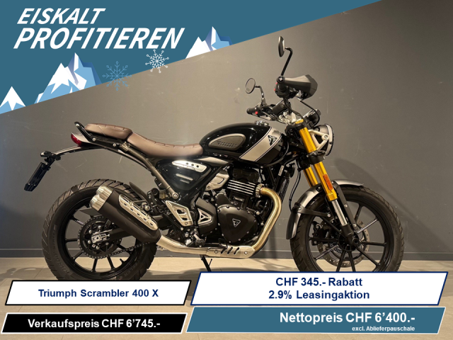 TRIUMPH Scrambler 400 X Retro Neufahrzeug