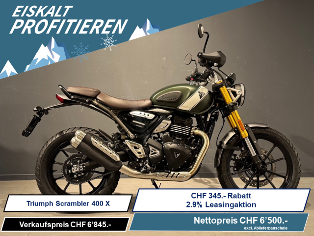 TRIUMPH Scrambler 400 X Retro Neufahrzeug