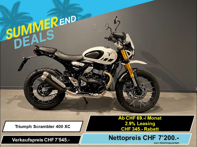 TRIUMPH Scrambler 400 XC Retro Neufahrzeug