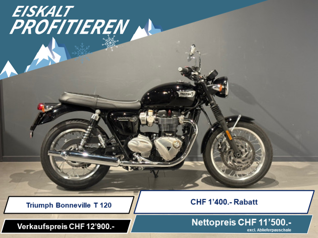 TRIUMPH Bonneville T120 Retro Neufahrzeug