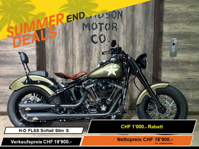 HARLEY-DAVIDSON FLSS 1801 Softail Slim S 110 Custom Occasion