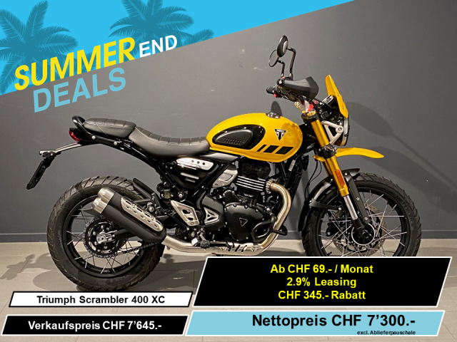 TRIUMPH Scrambler 400 XC Retro Neufahrzeug