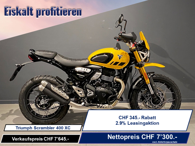TRIUMPH Scrambler 400 XC Retro Neufahrzeug