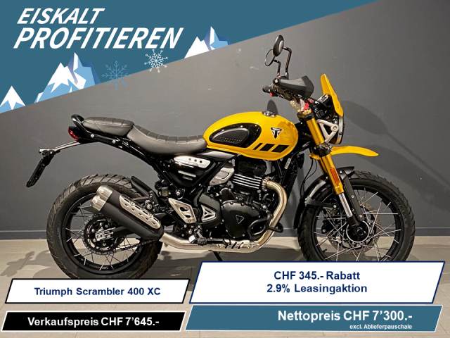 TRIUMPH Scrambler 400 XC Retro Neufahrzeug