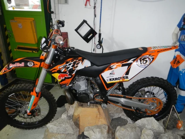 KTM SXS 250, Werksmaschine Motocross Tageseinlösung