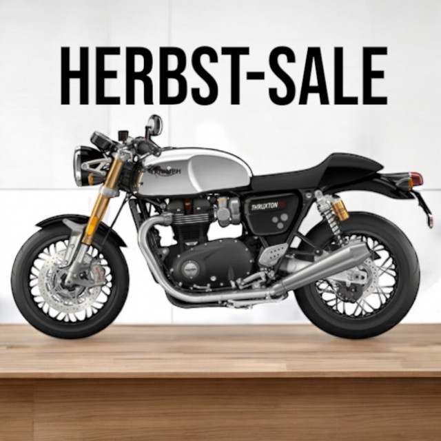 TRIUMPH Thruxton 1200 RS Chrome Edition Retro Neufahrzeug